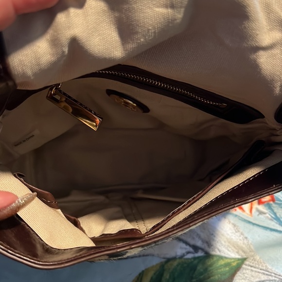 VEUC TORY BURCH VINTAGE CROSSBODY CALF HAIR PURSE - Picture 4 of 5